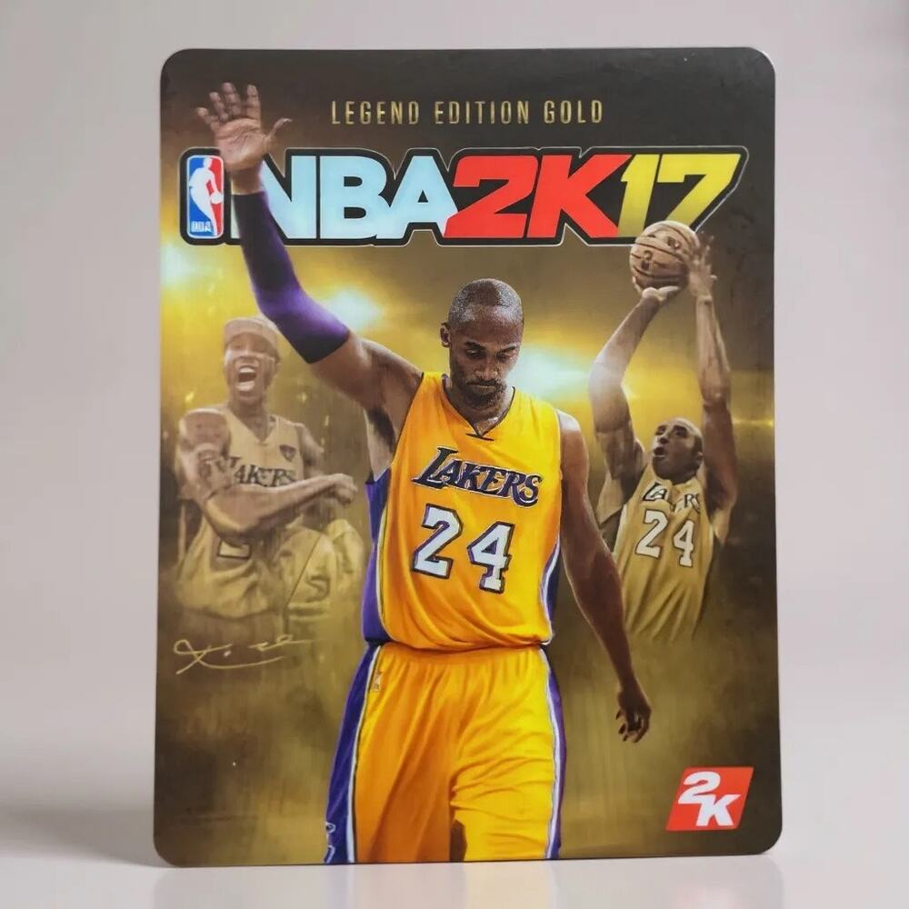 NBA2K17 Legend Edition Gold Hologram Kobe Bryant 24 LA Lakers Magnet 2K